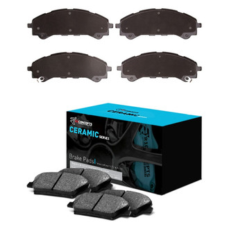 R1 Concepts® - Ceramic Front and Rear Brake Pad Set