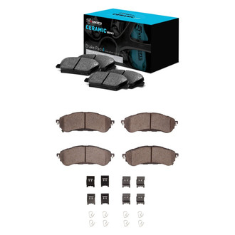 R1 Concepts® - Ceramic Front and Rear Brake Pad Set