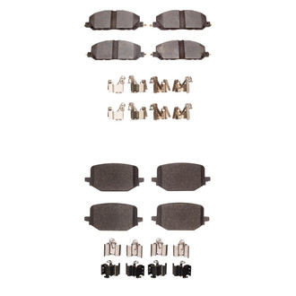 R1 Concepts® - Ceramic Front and Rear Brake Pad Set