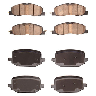 R1 Concepts® - Ceramic Front and Rear Brake Pad Set
