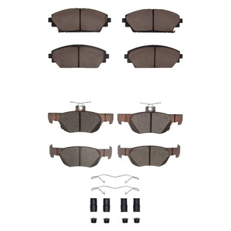 R1 Concepts® - Ceramic Front and Rear Brake Pad Set
