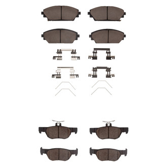 R1 Concepts® - Ceramic Front and Rear Brake Pad Set