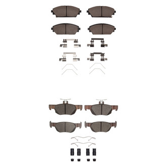 R1 Concepts® - Ceramic Front and Rear Brake Pad Set