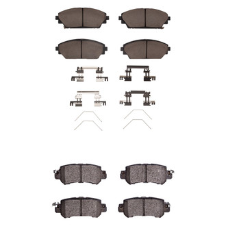 R1 Concepts® - Ceramic Front and Rear Brake Pad Set