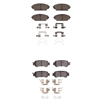 R1 Concepts® - Ceramic Front and Rear Brake Pad Set