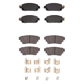 R1 Concepts® - Ceramic Front and Rear Brake Pad Set