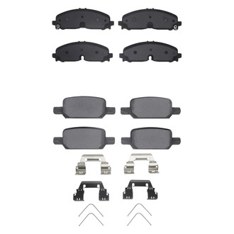 R1 Concepts® - Ceramic Front and Rear Brake Pad Set