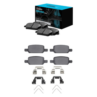 R1 Concepts® - Ceramic Front and Rear Brake Pad Set
