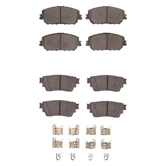 R1 Concepts® - Ceramic Front and Rear Brake Pad Set