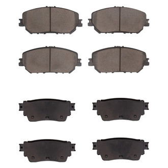 R1 Concepts® - Ceramic Front and Rear Brake Pad Set