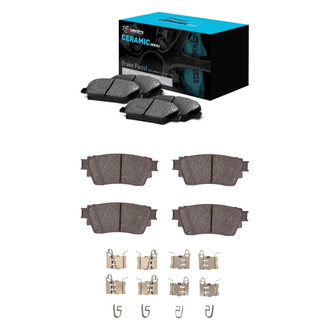 R1 Concepts® - Ceramic Front and Rear Brake Pad Set