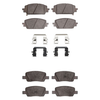 R1 Concepts® - Ceramic Front and Rear Brake Pad Set
