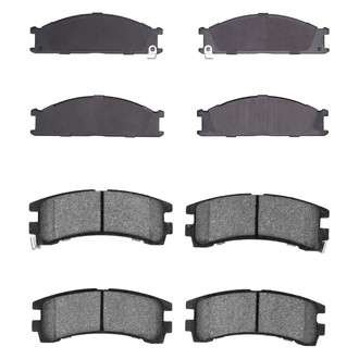 R1 Concepts® - Semi-Metallic Semi-Metallic Front and Rear Brake Pad Set