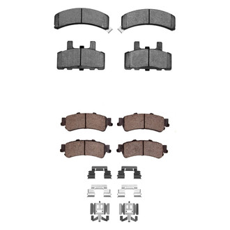 R1 Concepts® - Semi-Metallic Semi-Metallic Front and Rear Brake Pad Set
