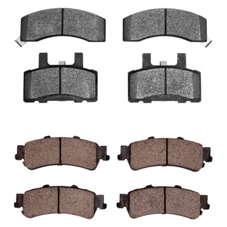 R1 Concepts® - Semi-Metallic Semi-Metallic Front and Rear Brake Pad Set