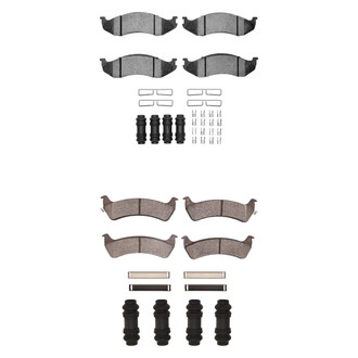 R1 Concepts® - Semi-Metallic Semi-Metallic Front and Rear Brake Pad Set