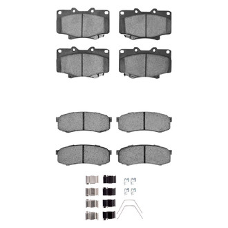 R1 Concepts® - Semi-Metallic Semi-Metallic Front and Rear Brake Pad Set