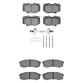 R1 Concepts® - Semi-Metallic Semi-Metallic Front and Rear Brake Pad Set