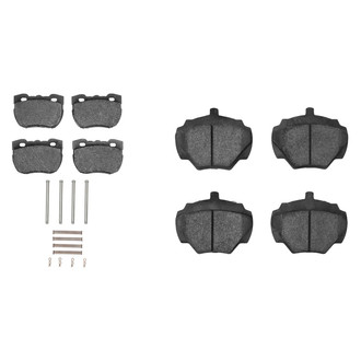 R1 Concepts® - Semi-Metallic Semi-Metallic Front and Rear Brake Pad Set