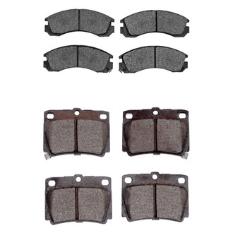 R1 Concepts® - Semi-Metallic Front and Rear Brake Pad Set