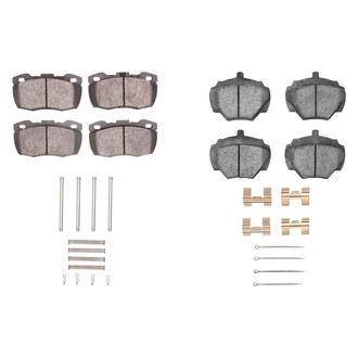 R1 Concepts® - Semi-Metallic Semi-Metallic Front and Rear Brake Pad Set