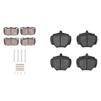 R1 Concepts® - Semi-Metallic Semi-Metallic Front and Rear Brake Pad Set
