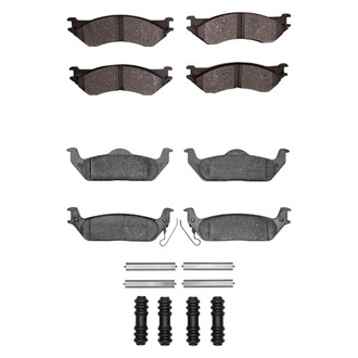 R1 Concepts® - Semi-Metallic Semi-Metallic Front and Rear Brake Pad Set