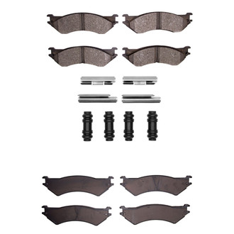 R1 Concepts® - Semi-Metallic Semi-Metallic Front and Rear Brake Pad Set