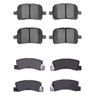 R1 Concepts® - Semi-Metallic Semi-Metallic Front and Rear Brake Pad Set