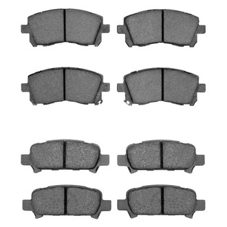 R1 Concepts® - Semi-Metallic Semi-Metallic Front and Rear Brake Pad Set
