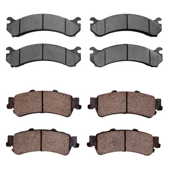 R1 Concepts® - Semi-Metallic Semi-Metallic Front and Rear Brake Pad Set