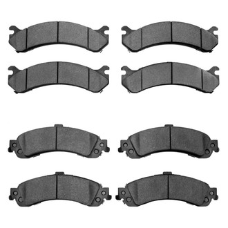 R1 Concepts® - Semi-Metallic Front and Rear Brake Pad Set