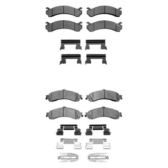 R1 Concepts® - Semi-Metallic Front and Rear Brake Pad Set