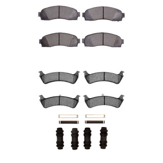 R1 Concepts® - Semi-Metallic Semi-Metallic Front and Rear Brake Pad Set