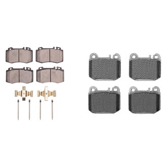 R1 Concepts® - Semi-Metallic Front and Rear Brake Pad Set