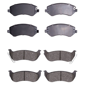 R1 Concepts® - Semi-Metallic Semi-Metallic Front and Rear Brake Pad Set