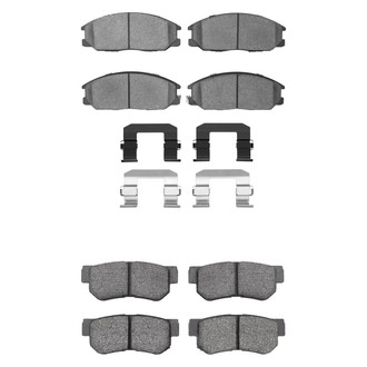 R1 Concepts® - Semi-Metallic Front and Rear Brake Pad Set