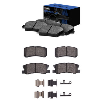R1 Concepts® - Semi-Metallic Front and Rear Brake Pad Set