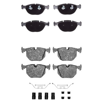 R1 Concepts® - Semi-Metallic Semi-Metallic Front and Rear Brake Pad Set