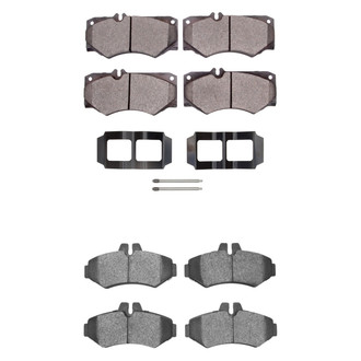 R1 Concepts® - Semi-Metallic Semi-Metallic Front and Rear Brake Pad Set