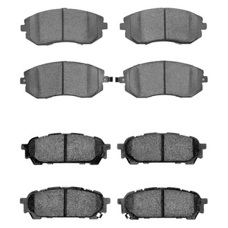 R1 Concepts® - Semi-Metallic Semi-Metallic Front and Rear Brake Pad Set
