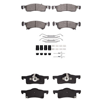 R1 Concepts® - Semi-Metallic Semi-Metallic Front and Rear Brake Pad Set