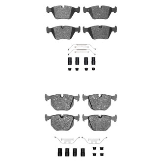 R1 Concepts® - Semi-Metallic Semi-Metallic Front and Rear Brake Pad Set