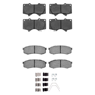 R1 Concepts® - Semi-Metallic Front and Rear Brake Pad Set