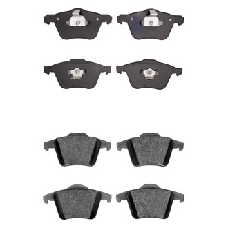 R1 Concepts® - Semi-Metallic Semi-Metallic Front and Rear Brake Pad Set