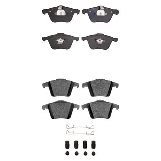 R1 Concepts® - Semi-Metallic Semi-Metallic Front and Rear Brake Pad Set
