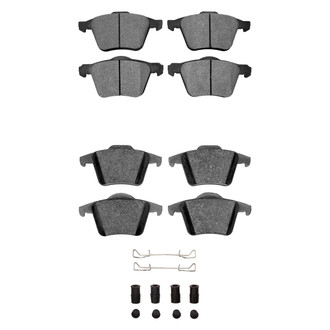 R1 Concepts® - Semi-Metallic Semi-Metallic Front and Rear Brake Pad Set