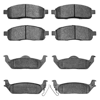 R1 Concepts® - Semi-Metallic Semi-Metallic Front and Rear Brake Pad Set