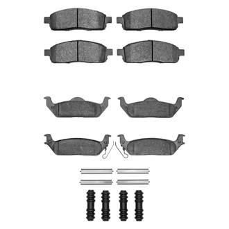 R1 Concepts® - Semi-Metallic Semi-Metallic Front and Rear Brake Pad Set