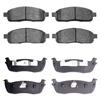 R1 Concepts® - Semi-Metallic Semi-Metallic Front and Rear Brake Pad Set